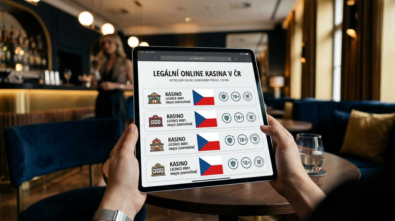 Digitální seznam nejlepších legálních online kasin v České republice s českou licencí